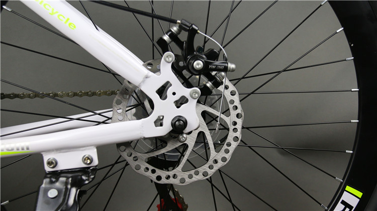 26 inch Shimano 21 speeds disc brake hi-ten steel special shape mountain bicicle MTB with fender