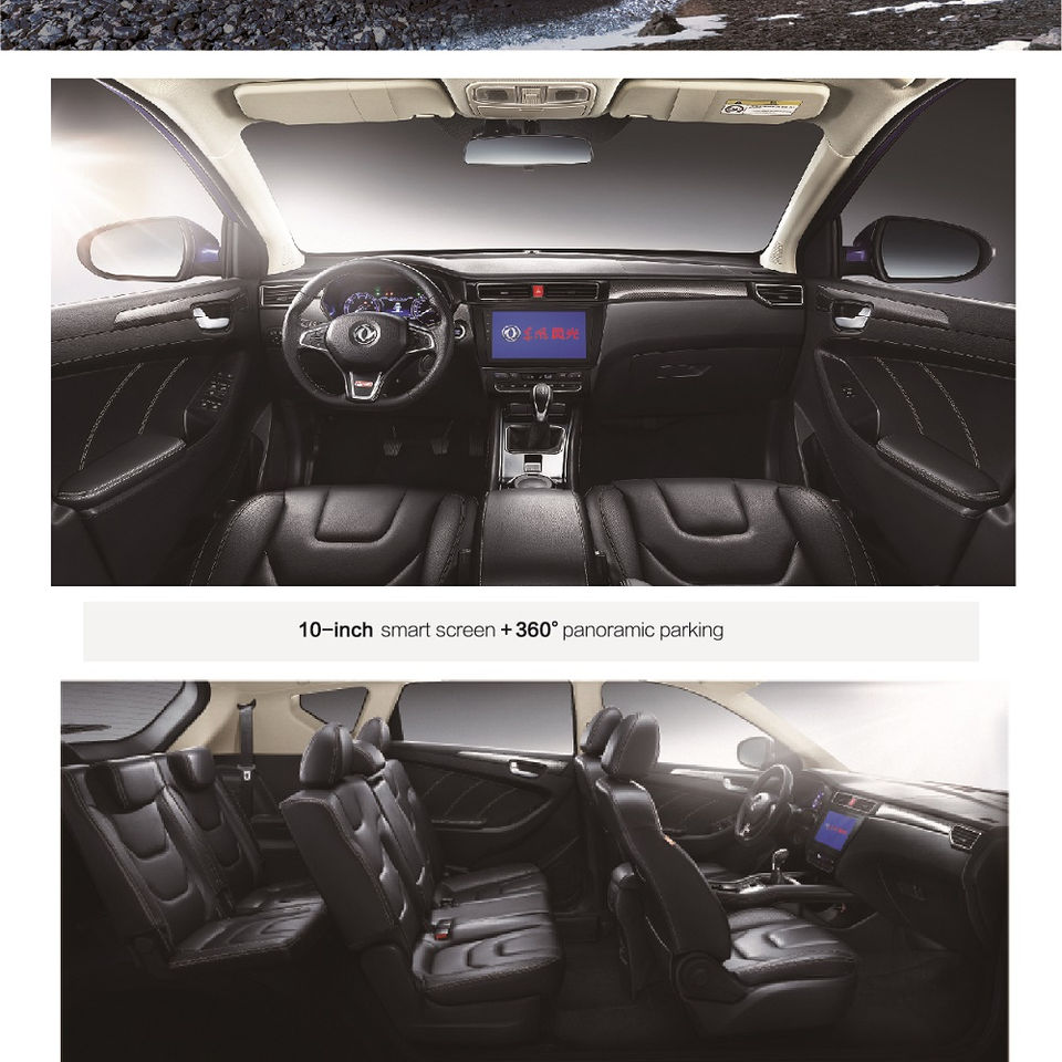 DFSK GLORY 580 SUV 2024 Gasoline Car Euro VI Emission Standard High Speed 4 Wheel Fast Electric Vehicle 0km Used Car