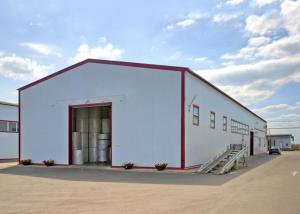 Quality Topshaw Low Cost Prefabricated Light Steel Structure Steel Warehouse with Parapet Wall wholesale