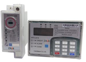 Quality Surge Safe Din Rail Kwh Meter Single Phase , Anti Tamper STS Prepaid Meters wholesale