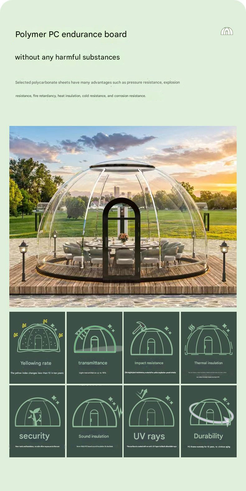 House Bubble House Inflatable Bubble Yurt Room Innovative Design