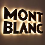 Custom Metal Logo Sign Stainless Steel Backlit Outdoor Illuminated Advertising