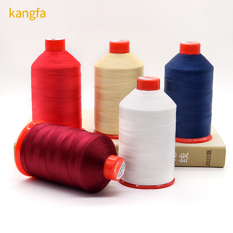 T90 280D/3 Bonded Nylon N66 Sewing Thread for Leather Upholstery Waterproof 1100 Yards