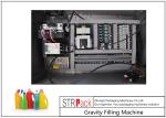 Touch Screen Control Automatic Liquid Filling Machine , Time Gravity Liquid