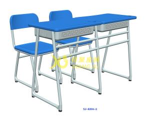 Quality Metal Material Double Student Desk And Chair Set For Middle School Classroom wholesale