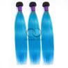 Buy cheap #T1B/Blue Straight Remy Human Hair Bundles Sew In Weave Bundles Brazilian Bundle from wholesalers