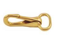 Quality Square Eye Brass Swivel Eye Snap Hook Soild Brass Fixed Eye Snap Hook wholesale