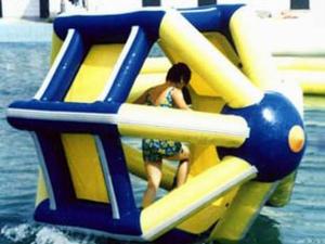 Quality PVC tarpaulin Inflatable Water Roller , Inflatable Water Park Amusement Equipment wholesale
