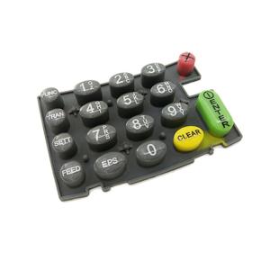 Quality Customize POS Silicone Rubber Membrane Keypad Epoxy Dripping wholesale