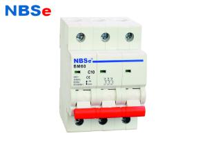 Quality Miniature 3 Phase Circuit Breaker PA66 Material Short Circuit Protection wholesale