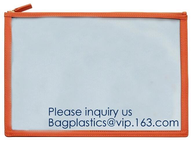 Recyclable Clear Gift Plastic Flat Bottom Logo Pvc Zip lockk Nylon Packing Bags With Handles,holographic Zip lockk makeup co