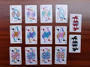 Quality Custom Eco Friendly 300gsm C2S Art Paper Poker Cards 57x87mm wholesale