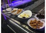 L Shape Commercial Buffet Equipment Aluminum Composite Panel Cabinet Material