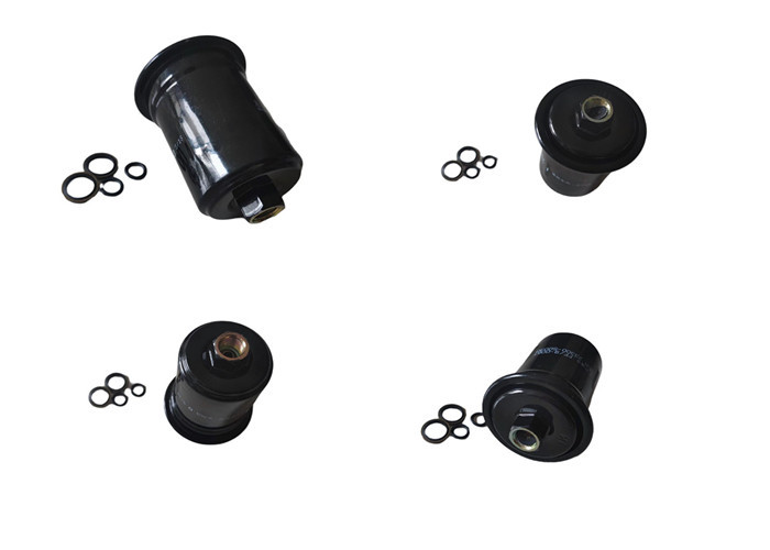 Black 70mm Element Oil Filter OEM 23300-50030 Diesel Oil Filter In Line Filter
