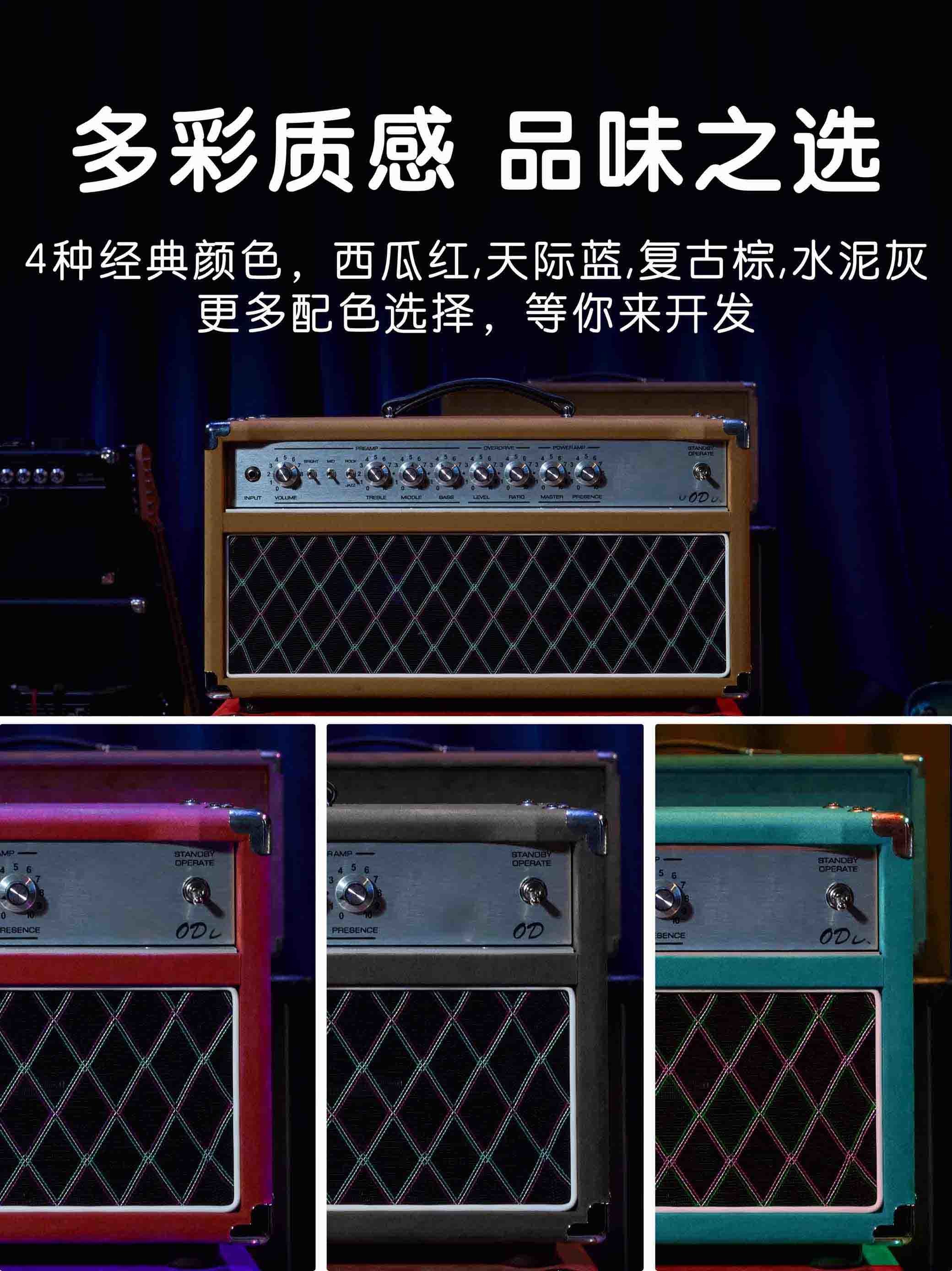 Custom Dumble Clone 2025 Overdrive Reverb 50-Watt Hand-Wired Tube Head-Suede Blue JJ Tubes 50W