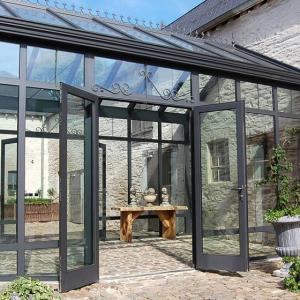 Quality Sun Room Aluminum Metal Hinged Door Wind Resistance No Fading wholesale