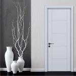 Crackproof 90 Minute Fire Rated Wood Doors 2.1m Natural Wooden Veneer