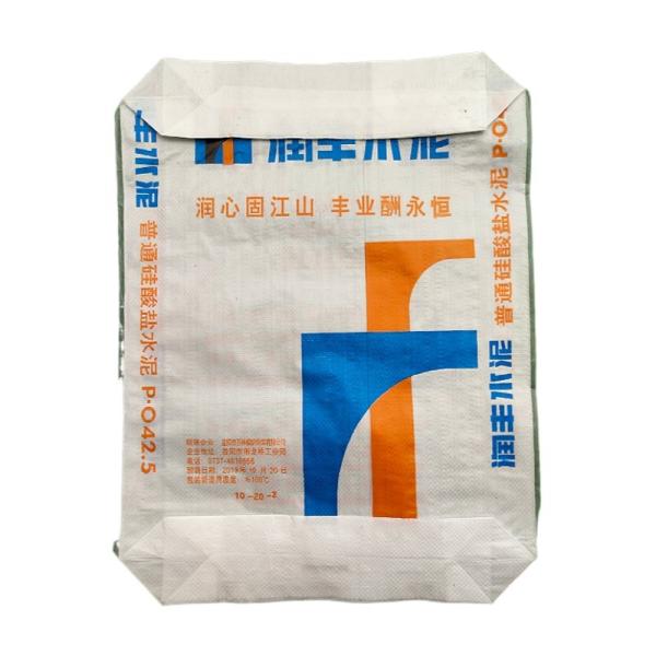 Hot Sale 25KG 40KG 50KG Ad Star Bags PP Block Bottom Bag Cement Valve Bags