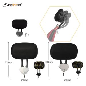 Quality Adjustable 8 Position 250x170mm Wheelchair Folding Headrest wholesale
