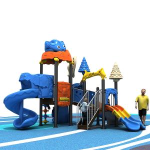 Quality Plastic Kids Playground Slide Playhouses Playsets Outdoor Equipment wholesale