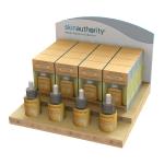 Countertop Cosmetic Display Stand Wooden Skin Care Display Stands Retail Makeup