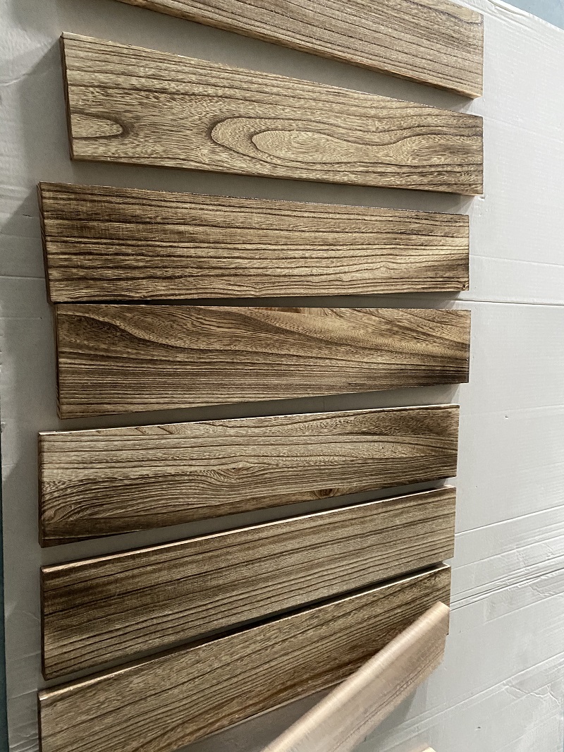 Rustic Floating Shelves Wall Mounted Type with Paulownia Wood Boards Craftsmanship
