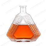 Customized 500ml Square Glass Bottle for Liquor 50cl made of Healthy Lead-free