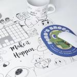 Custom Printing Gift Souvenir Removable Anti Slip Mouse Pad