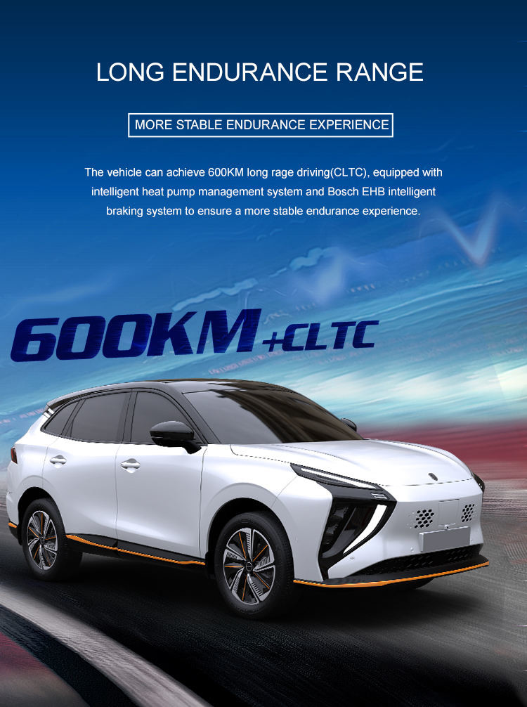 180km/h Large Electric Cars New Energy Dongfeng Electric SUV Lithium Battery