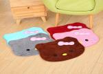 100% polyester Wholesale factory home design anti -slip hello kitty area rugs