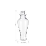 Crystal 5 OZ Perfume Bottle 150ML Transparent Cosmetic Bottle With Mini Sprayer