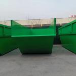 Industrial Recycling Waste Gantry Bins Steel Merrell Dumpster With Wheels