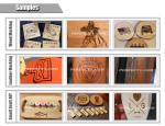 500mw Folding Leather Wood Bamboo Plastic Paper Cloth Laser Marking Machine