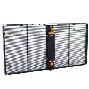 Quality P3.91 Flexible LED Illuminated Glass Panels Curtain 1000x500mm wholesale