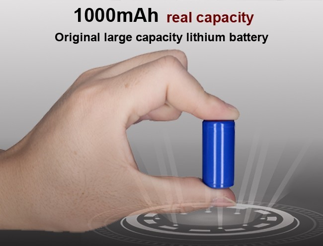 1000 Lumen Rechargeable Keychain Flashlight , IP66 Mini Torch Light With 18350 Battery