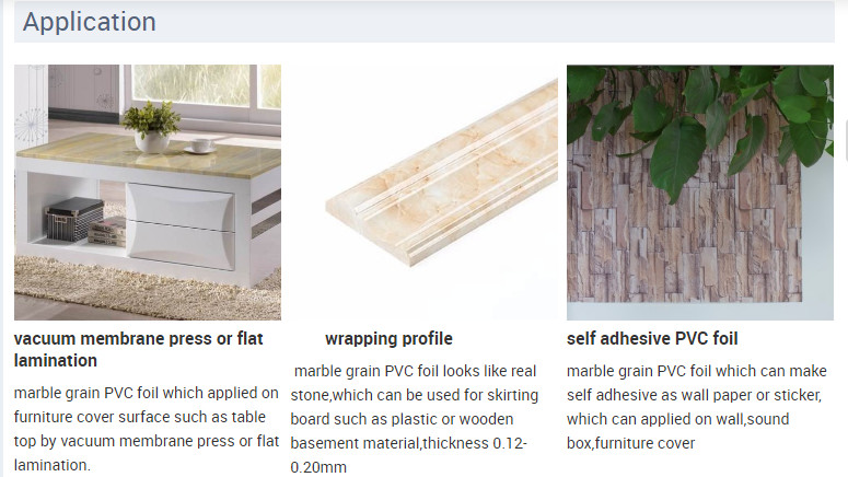 2025 Marble Effect PVC Lamination Film For Cabinet Doors & PVC Sheets – Stone Style Wrap Film