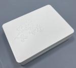 Recycled paper Wet Press Box Molded Pulp Packaging White Box