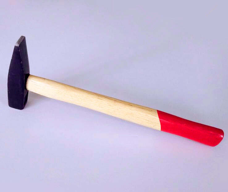 300g Machinist hammer(XL-0105) with painted surface, colored wooden handle and good price