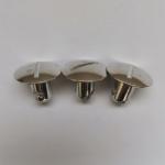 Silver Aluminium Large Head 1" Dzus Fasteners for Sprint Car Parts Quarter Turn