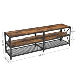 Long TV Console Table, Large TV Stand for Sale, Industrial TV Stand, LTV094B01