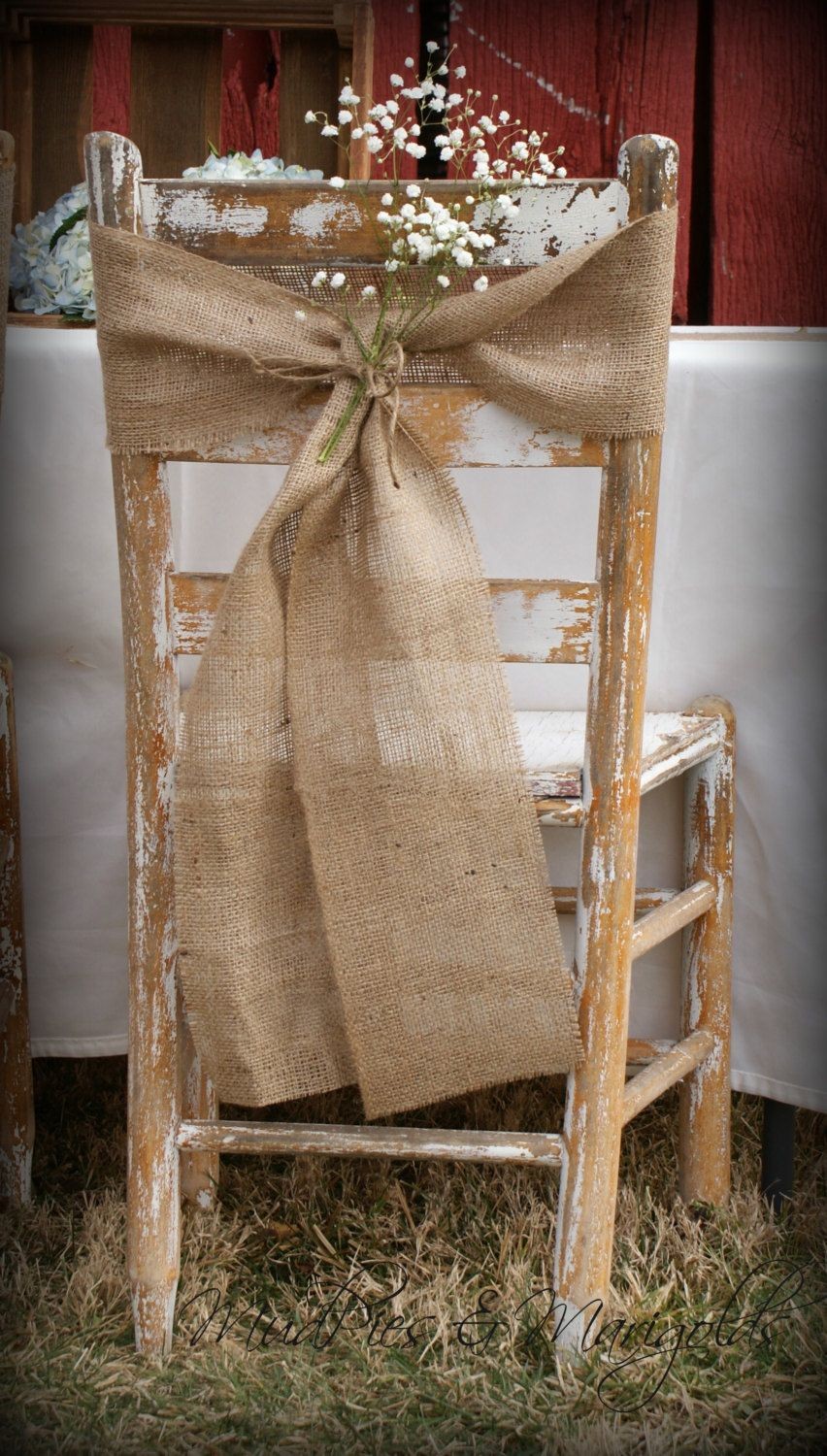 10 Yards Jute Burlap Ribbon Plain Woven Cut Edges Burlap Christmas Ribbon