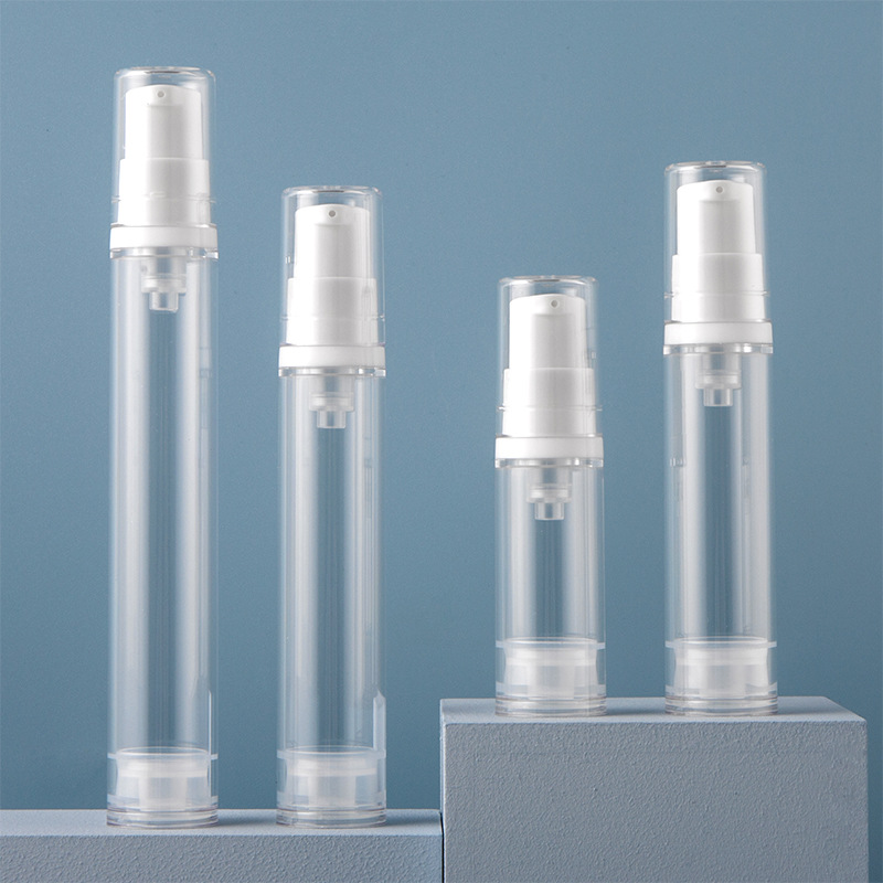Plastic clear Perfume Sample 5ml 10ml 12ml 15ml Small Sample Perfume Spray Serum Bottle with Box Customize Collar Material PP