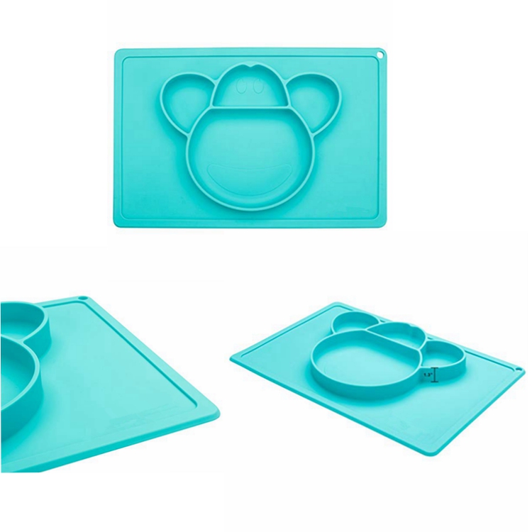 Children Silicone Placemat Baby Feeding Mat Plate Fancy Food Grade Baby Mat Baby Easy Feeding Tool