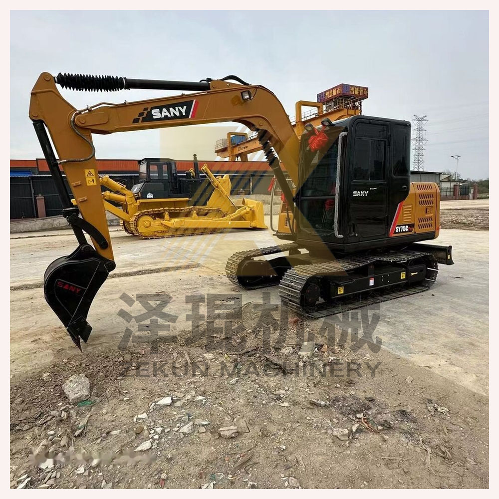 2021 Used Sany SY75C Crawler Excavator 7TON for Construction