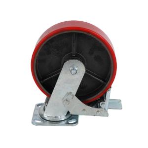 Quality Vintage Scaffold 200mm Diameter Heavy Duty Swivel Castor Wheels with 600kg Capacity wholesale