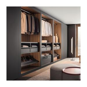 Quality Competitive Wood Style PANEL Wardrobe Closet Set for Apartment and Custom Design wholesale