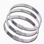 1000mm Self Locking Zip Ties Adjustable Durable Stainless Steel Industrial
