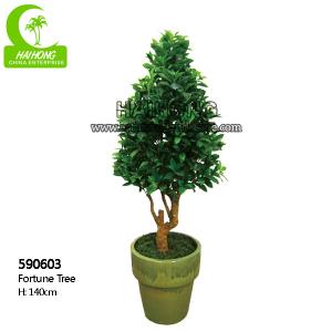 Quality Interior Decoration Fiber Glass Trunk Artificial Ficus Tree H140cm wholesale
