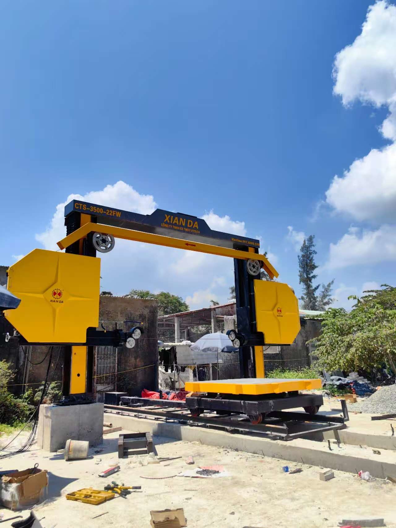 High Speed Diamond Wire Saw Machine