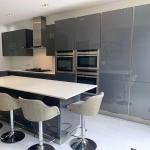 Modern Quartz Stone Countertop Italian Furniture for Smart Folding Small Kitchen